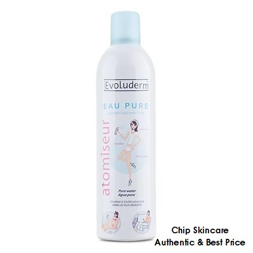Xịt khoáng Evoluderm Atomiseur Eau Pure Spray Mist 400ml