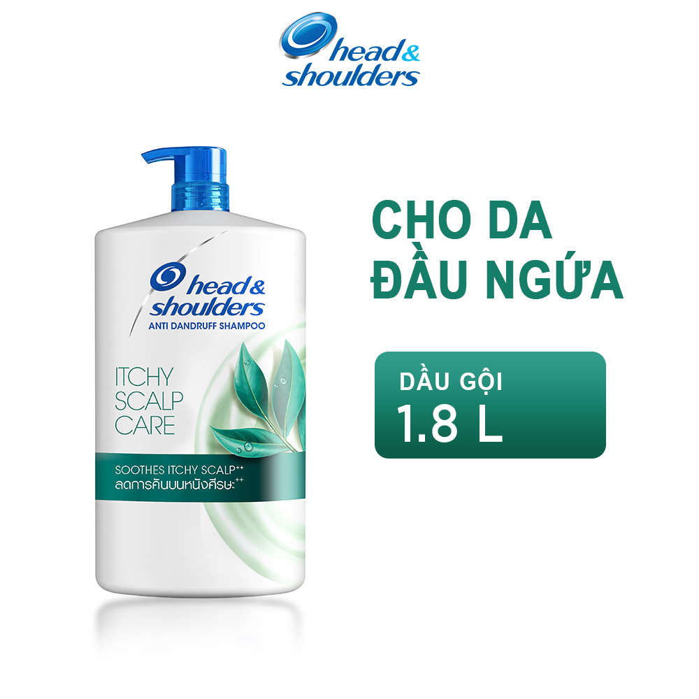 Head and Shoulders Dầu Gội Trị Gàu Bạc Hà Mát Lạnh / Da Đầu Ngứa Chăm Sóc Tóc 1800 ml