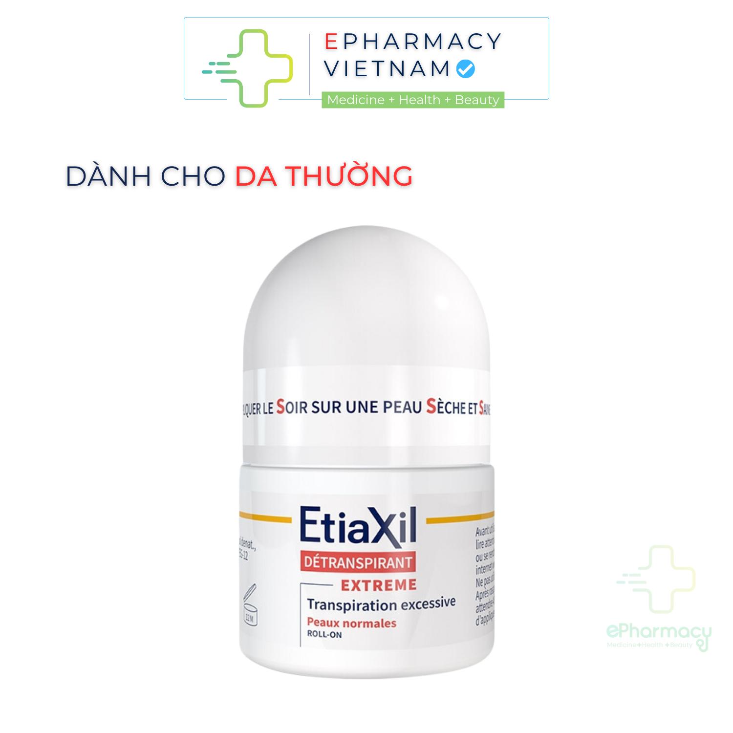  Lăn nách Etiaxil ĐỎ khử mùi mồ hôi cho da thường - Lăn khử mùi Etiaxil Pháp 15ml 