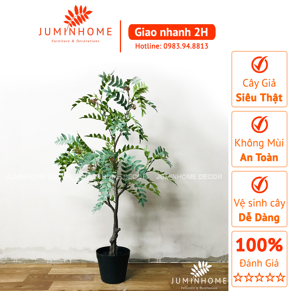 Cây Tử đằng - Cây giả Decor trang trí nhà cửa nội thất phòng khách, phòng ngủ