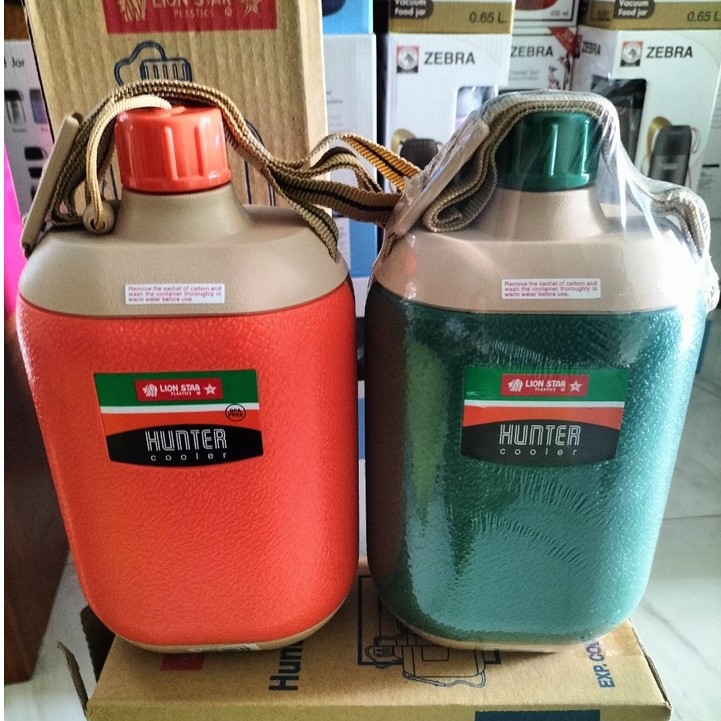 Bình nước lion star hu-2 indonesia giữ lạnh nhựa pp- kiểu bình bi đông - 1 lít