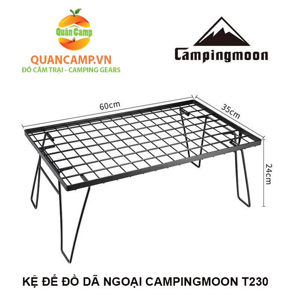 Kệ để đồ dã ngoại campingmoon t230-1t