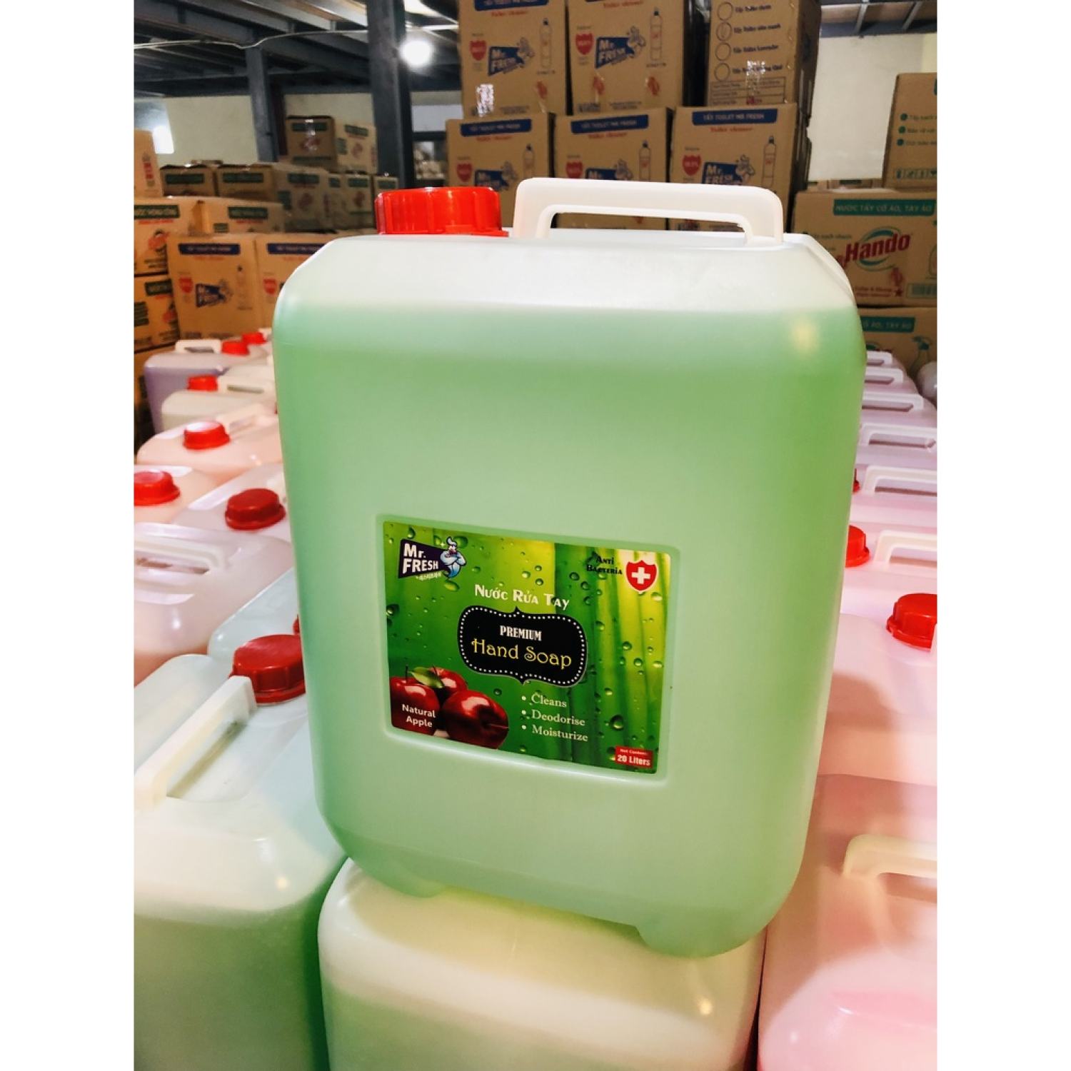 Nước rửa tay khử mùi Mr.Fresh 20L Hương Táo