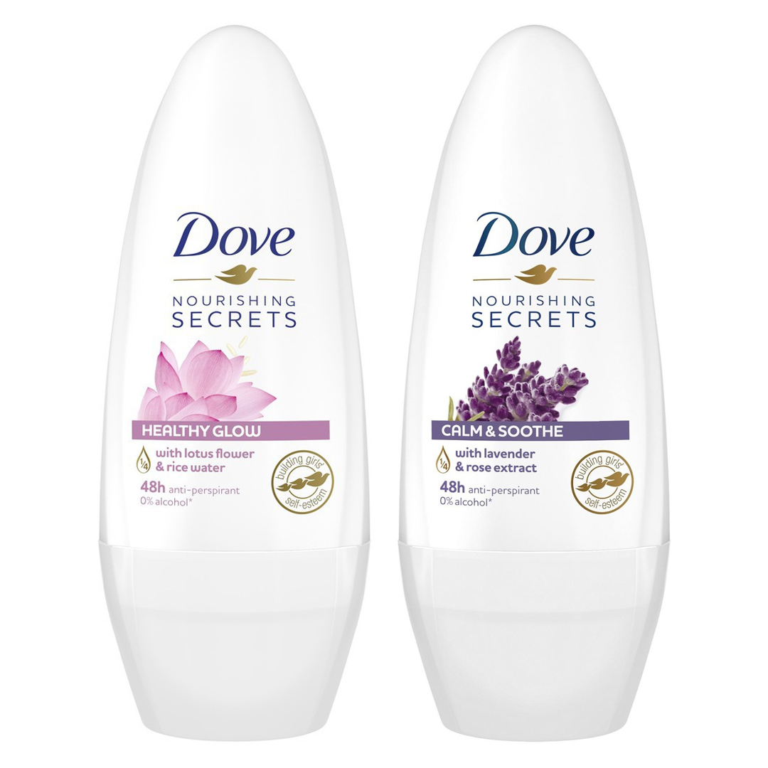 Lăn Khử Mùi Cho Nữ Dove 40ML với chiết xuất thiên nhiên giúp khử mùi hôi giúp dưỡng trắng vùng da dưới cánh tay