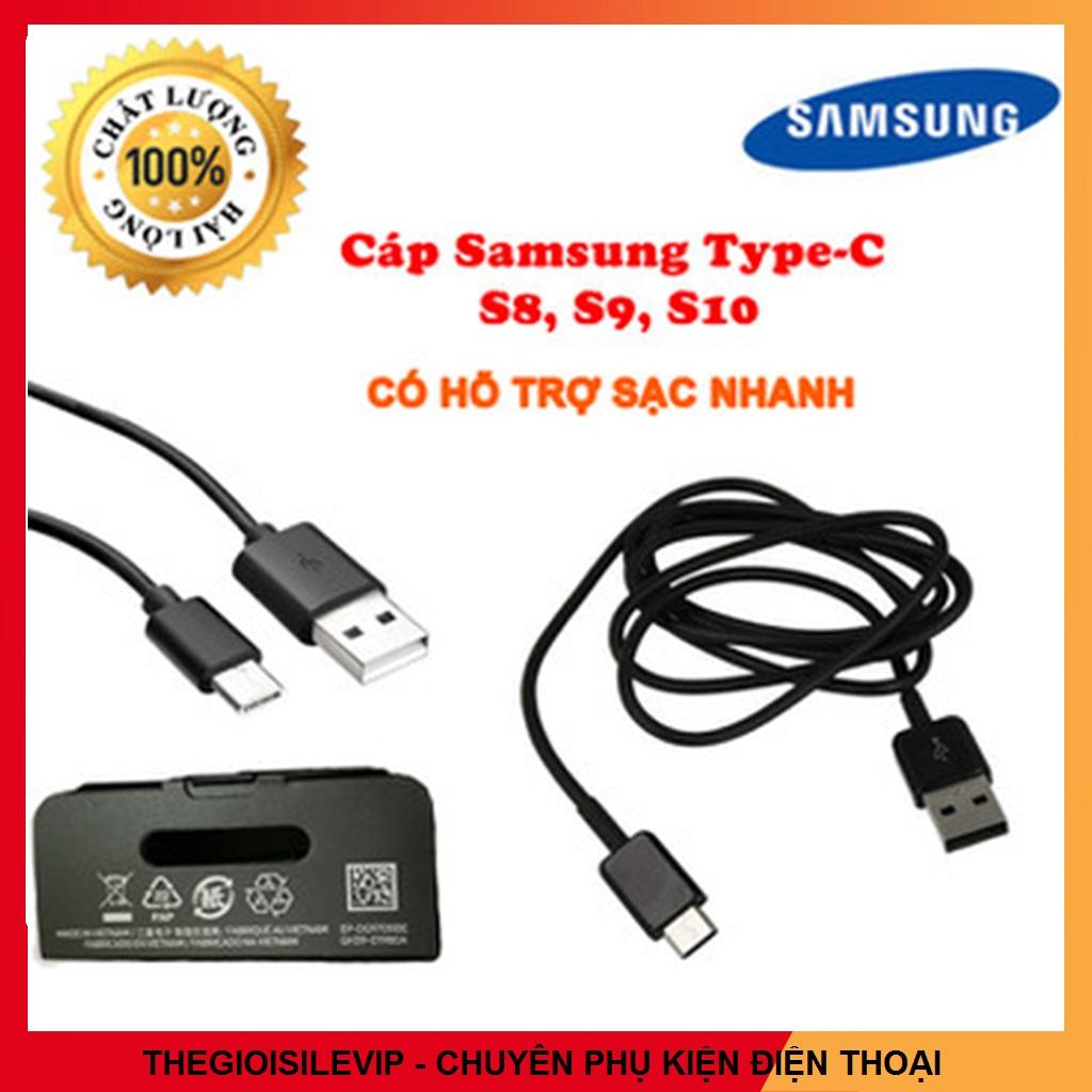(HÀNG CHUẨN ZIN) - Cáp Sạc Type C Cho Samsung Galaxy S10/S10Plus/S10e - Hỗ Trợ Sạc Nhanh