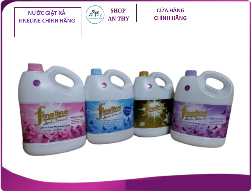 Nước Giặt xả Fineline 3 lít mẫu 2021 chính hãng thái lan