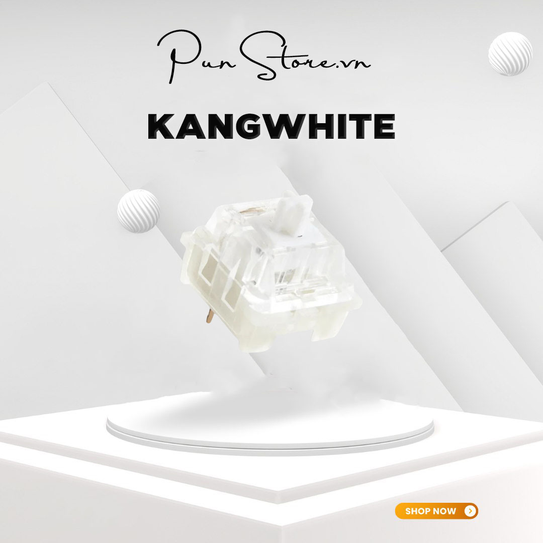 Kang white v3 | switch ktt kang white v3 linear | pre lube | 3 pin dùng cho bàn phím cơ