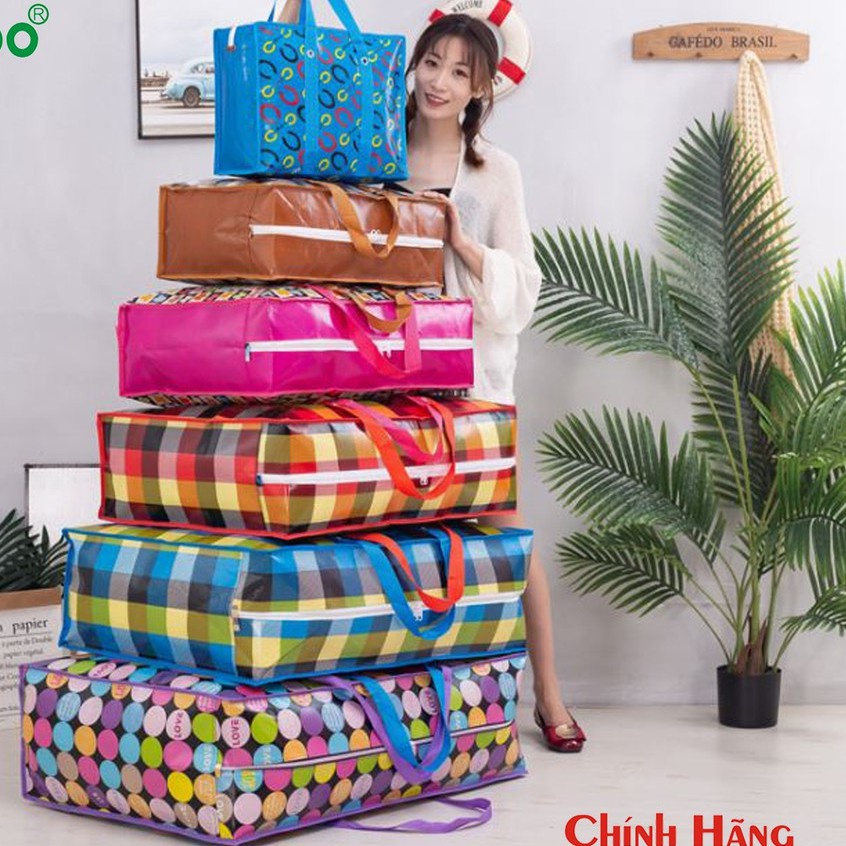 🌸 SIÊU TO DÀI 90 PHÂN🌸[Sale khủng] Túi bạt dứa đựng chăn quần áo mọi kích thước siêu bền chống nước