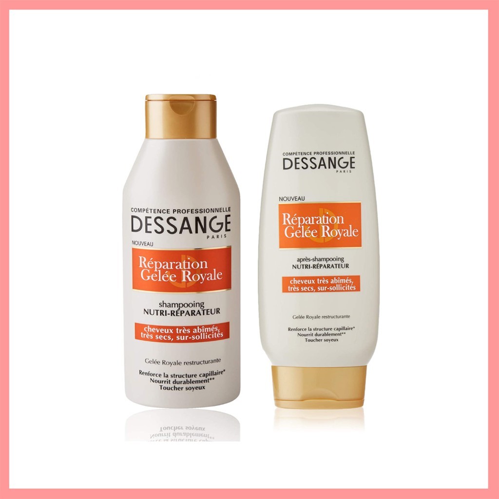 Bộ Dầu gội - xả Dessange Reparation Gelee Royale