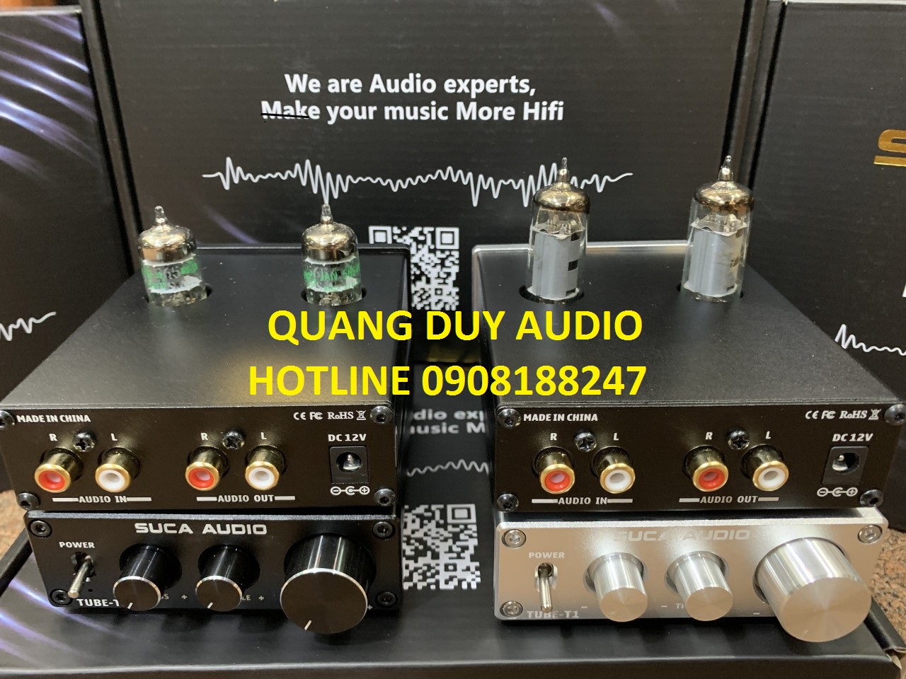 [HCM]BỘ KHUẾCH ĐẠI ÂM THANH PRE ĐÈN SUCA AUDIO TUBE-T1 BÓNG 6K4.