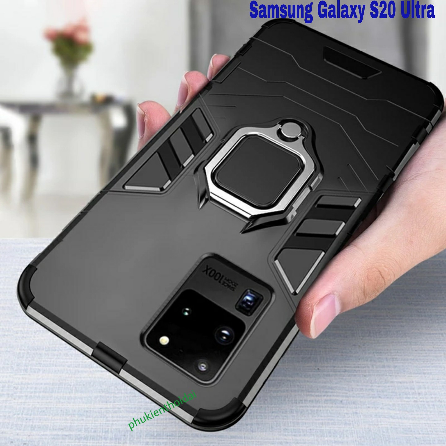 Ốp lưng Samsung Galaxy S20 Ultra chống sốc Iron Man Iring cao cấp siêu bền cao cấp
