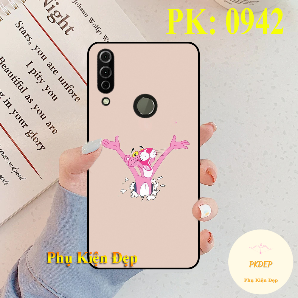 [HCM]Ốp lưng Vsmart Joy 3 dẻo đen in hình Chú Báo Hồng đáng yêu