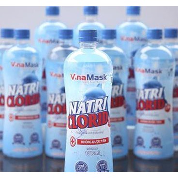 Nước muối sinh lý natri clorid 0,9% vinamask