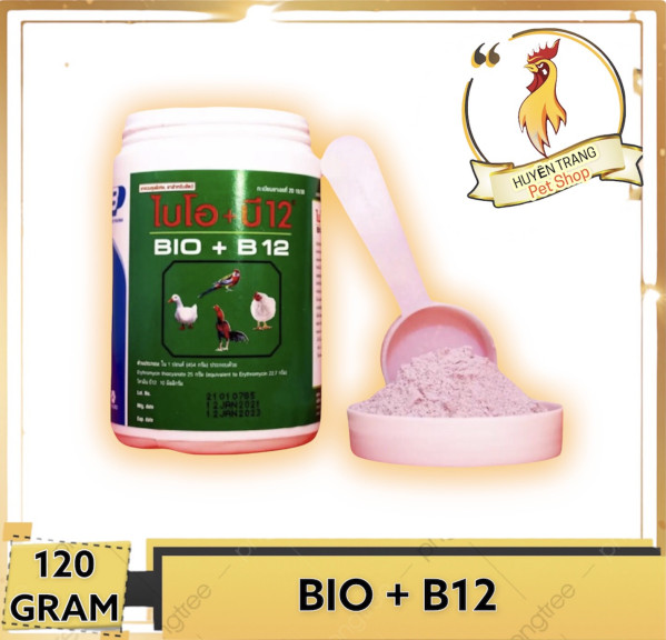 Bio - b12 úm gà con hũ 120 gram phòng bệnh cho gà đá