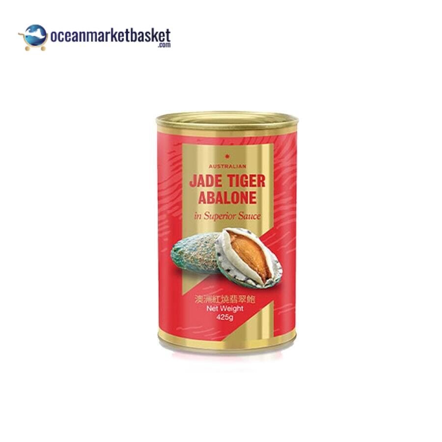 HCM - Bào Ngư  Úc đóng lon cao cấp - Canned Jade Tiger Abalone 425g