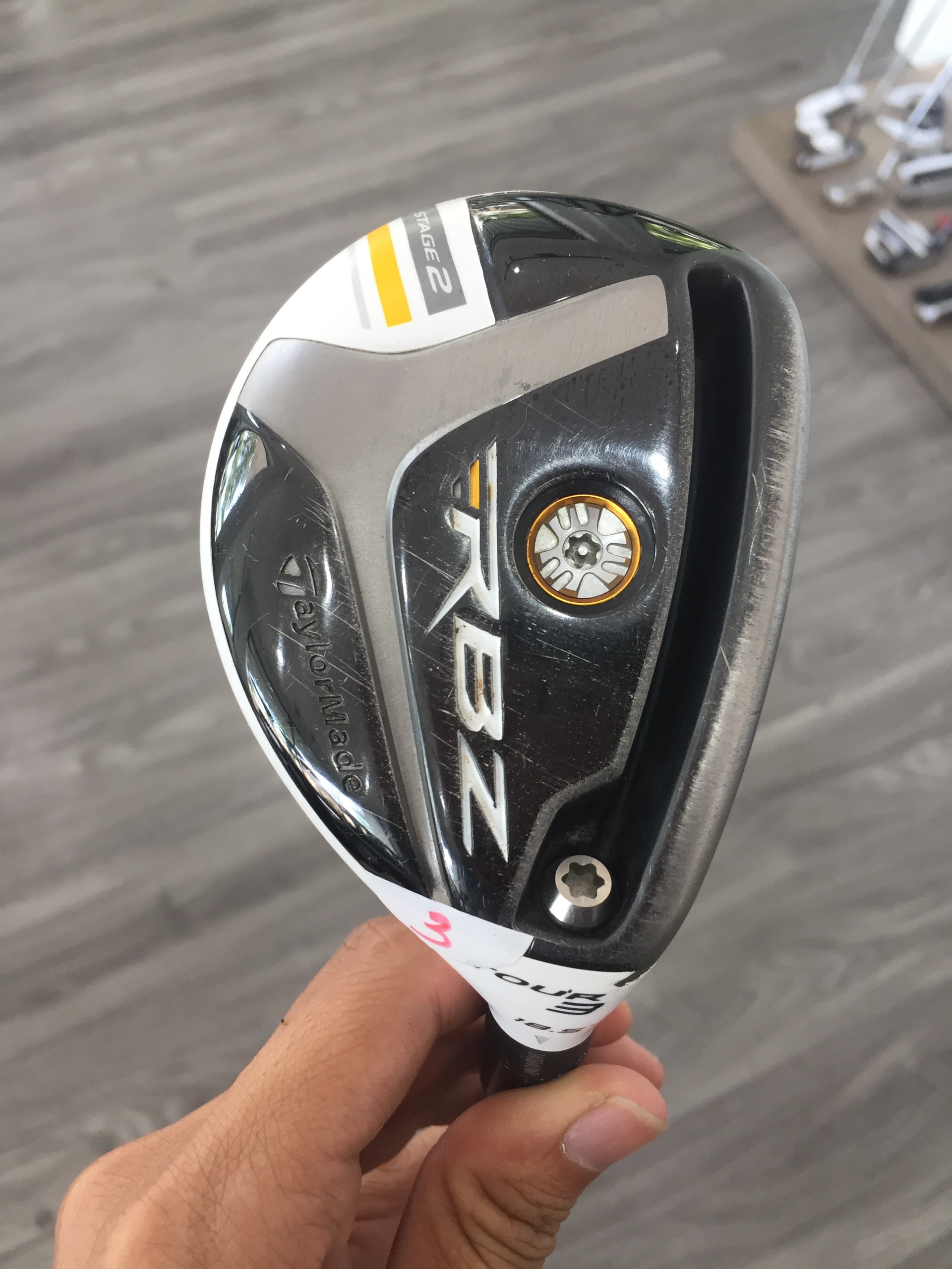 Gậy Rescue Cũ Taylormade RBZ Tour 18.5 độ Flex S, gậy golf secondhand Có Cover 0160 <Chủ Shop là Người Nhật>