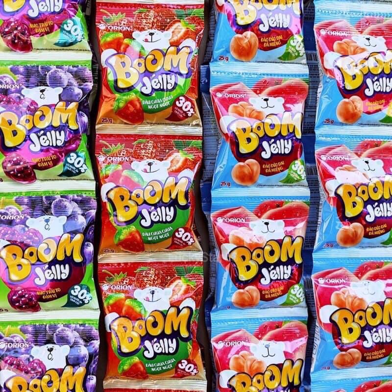 Combo 10 Gói Kẹo dẻo Boom Jelly Orion nhiều vị