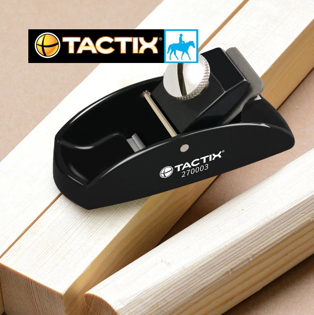 Bào gỗ cầm tay mini 90mm lưỡi bào rộng 25mm tactix 270003