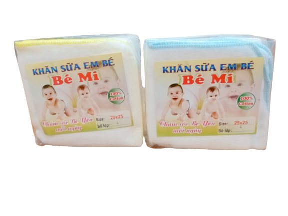 Combo 20 khăn sữa Xô 4 lớp Bé Mi mềm mại, dày mịn mềm siêu thấm hút cho bé - Khăn xô sữa 4 lớp mềm mại, thấm hút tốt