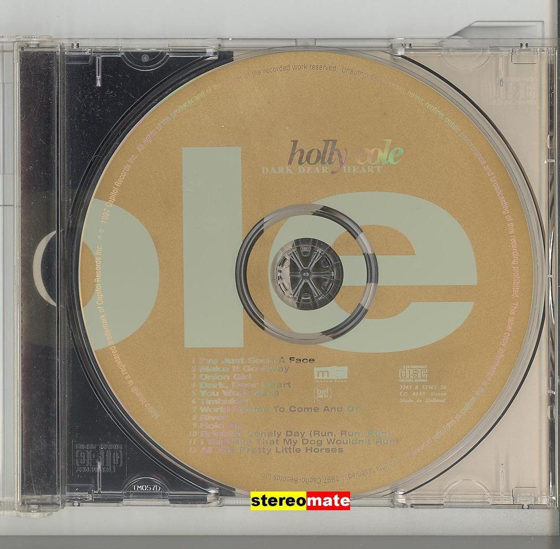 stereomate - Đĩa nhạc - CD gốc: Holly Cole - Dark Dear Heart