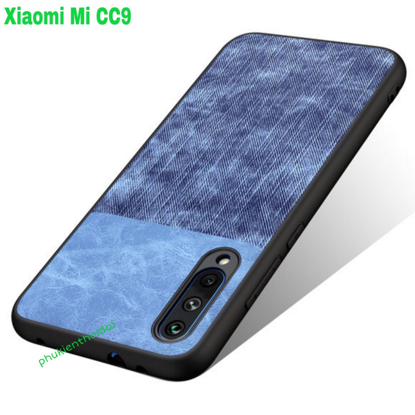 Xiaomi Mi CC9 ốp lưng vân da bò thời trang chất đẹp