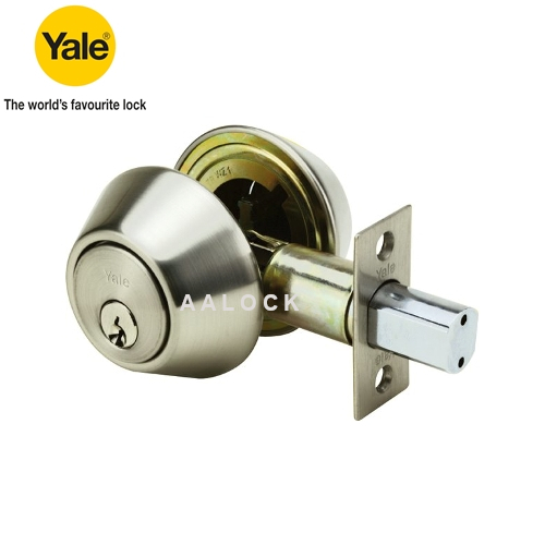 Khóa cóc yale v8121 us32d hai đầu chìa- loại khoá cóc cao cấp- npp aalock