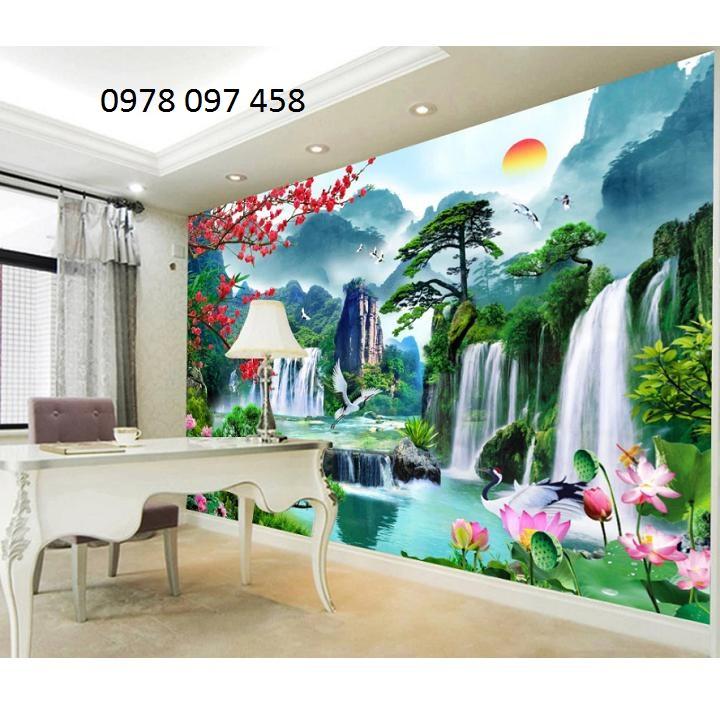 Tranh phong cảnh thiên nhiên giao hòa
