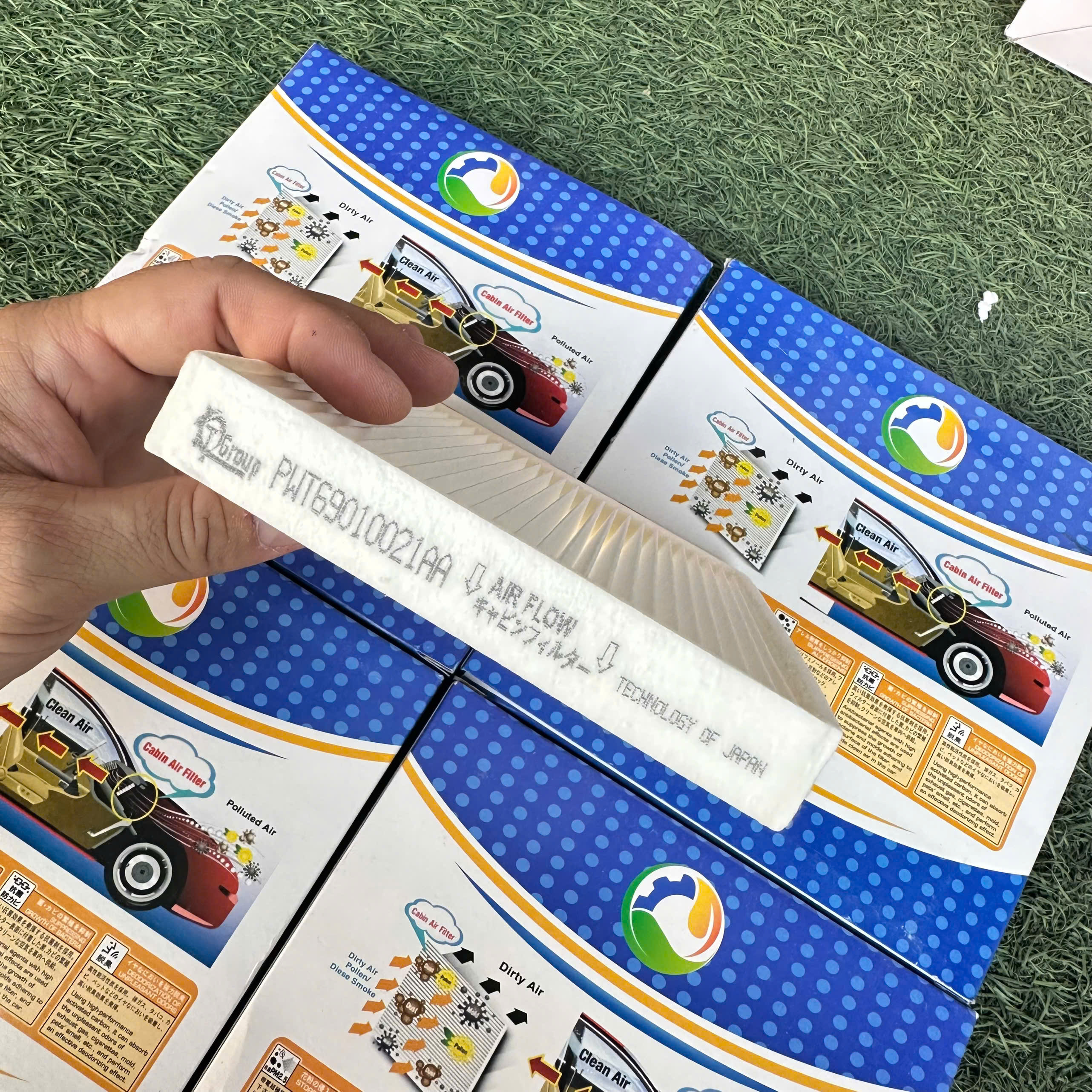 Vinfast Vf3 Air Conditioner Air Filter Genuine Goods Giá 69,000 Đồng*Miễn phí vận chuyển