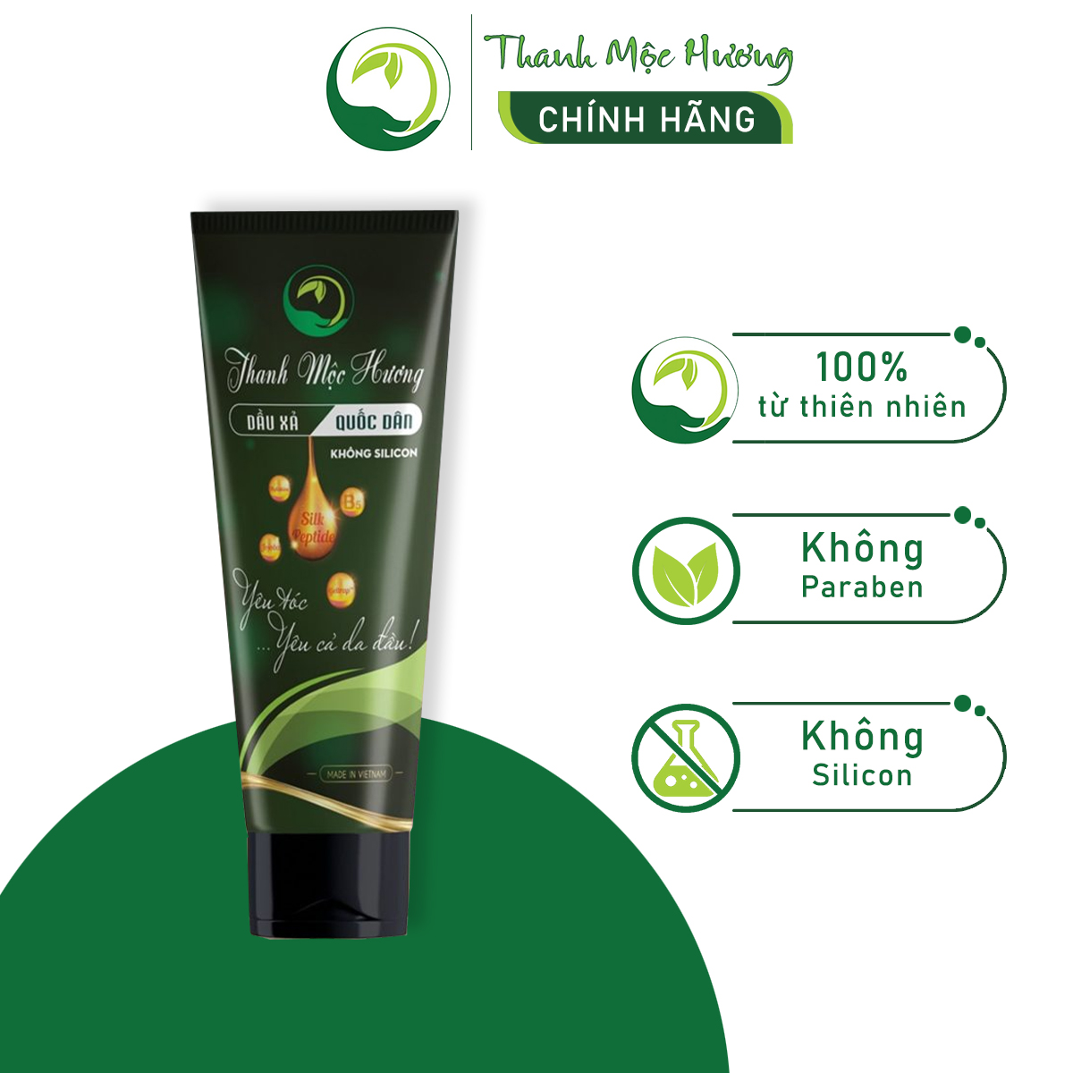 Dầu xả quốc dân Thanh Mộc Hương Dầu xả Dược liệu dầu xả thảo dược siêu mượt không bết tóc 200gr