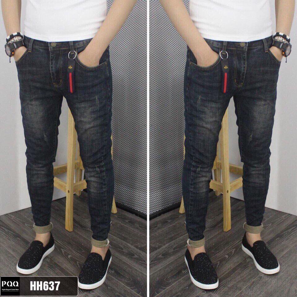 Quần Jean Nam Trơn Jean Nam Màu Xám Đen Quần Rin Nam Quần Jean Ống Suông Quần Jean Nam Ống Rộng Thời Trang Mi-aFashion – Qjnhp00109