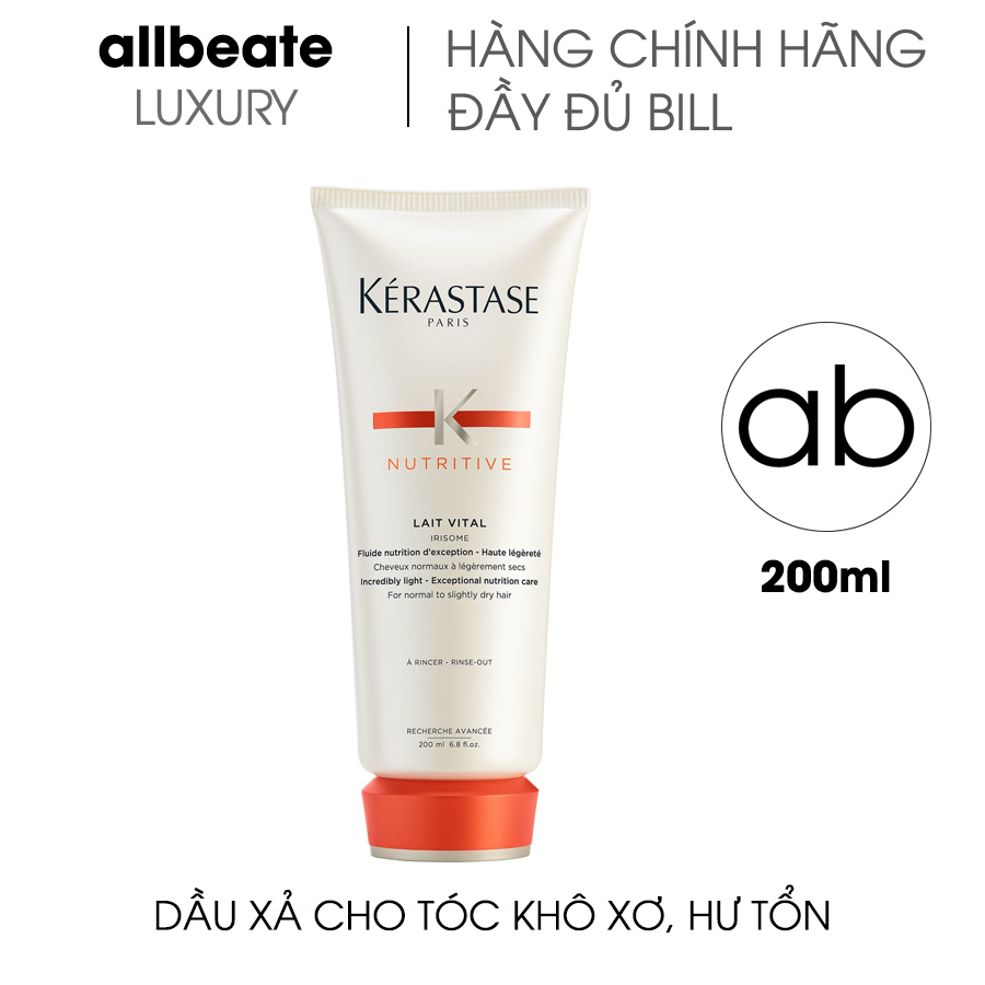Dầu xả dành cho tóc khô Kérastase Lait Vital 200ml