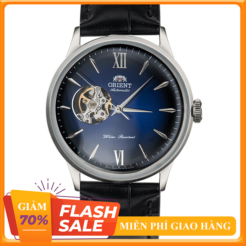 {  ĐỒNG HỒ PHỐ } Đồng Hồ Nam Orient Lộ Tim Cao Cấp Dây Da + Thẻ Bảo Hành