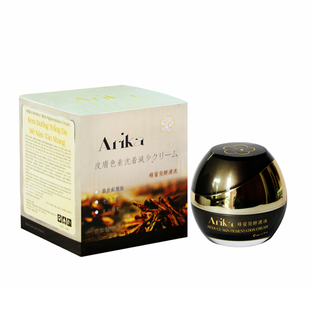 Kem dưỡng trắng da mờ nám tàn nhang Arika 20g