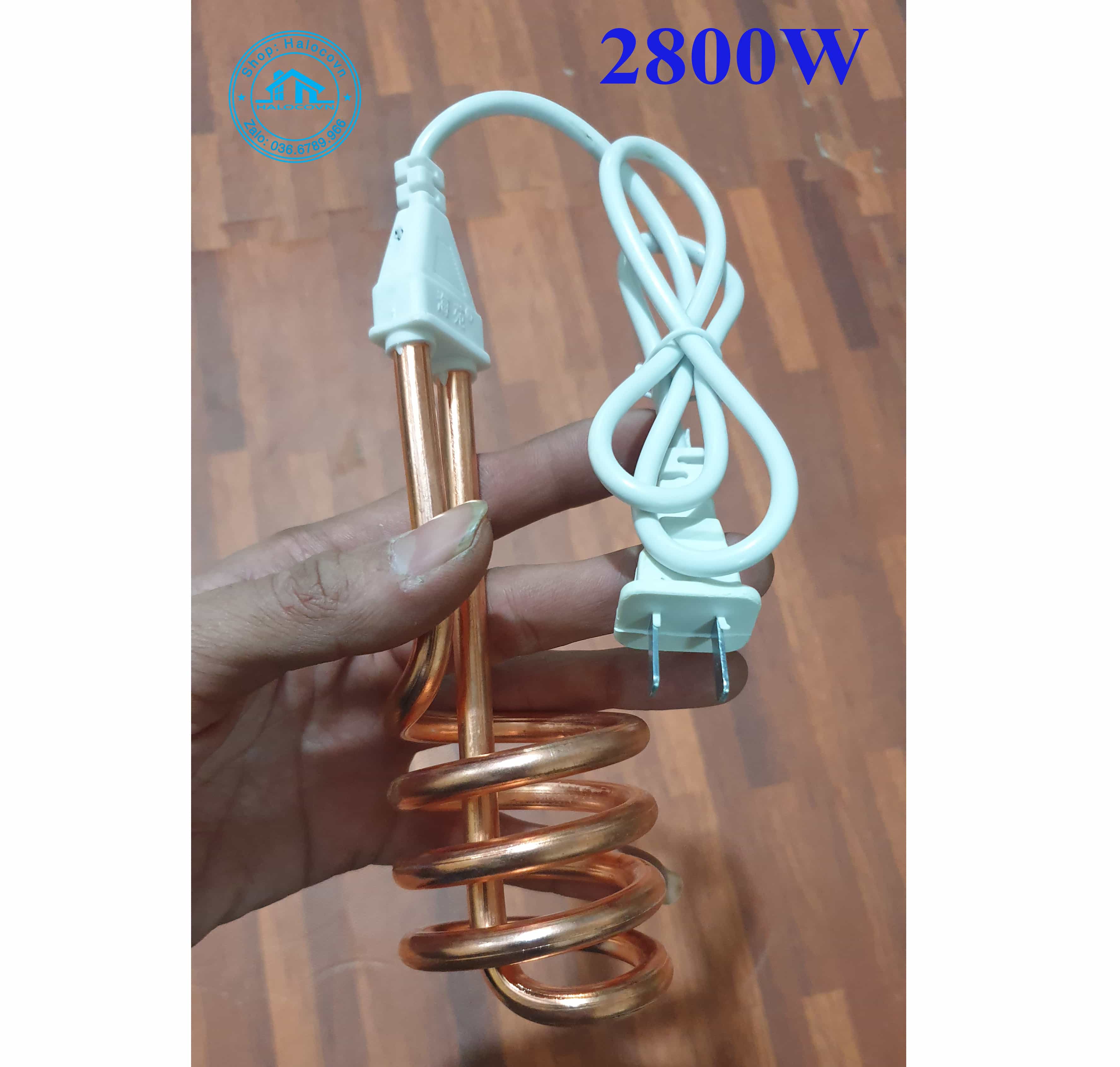 Sục điện đun nước nóng 2800w đun siêu nhanh