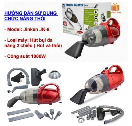 Máy hút bụi mini cầm tay đa năng 2 chiều vacuum cleaner jk-8, máy hút bụi mini cầm tay chính hãng, máy hút bụi gia đình, máy hút bụi giường nệm, bảo hành 12 tháng, lỗi 1 đổi 1
