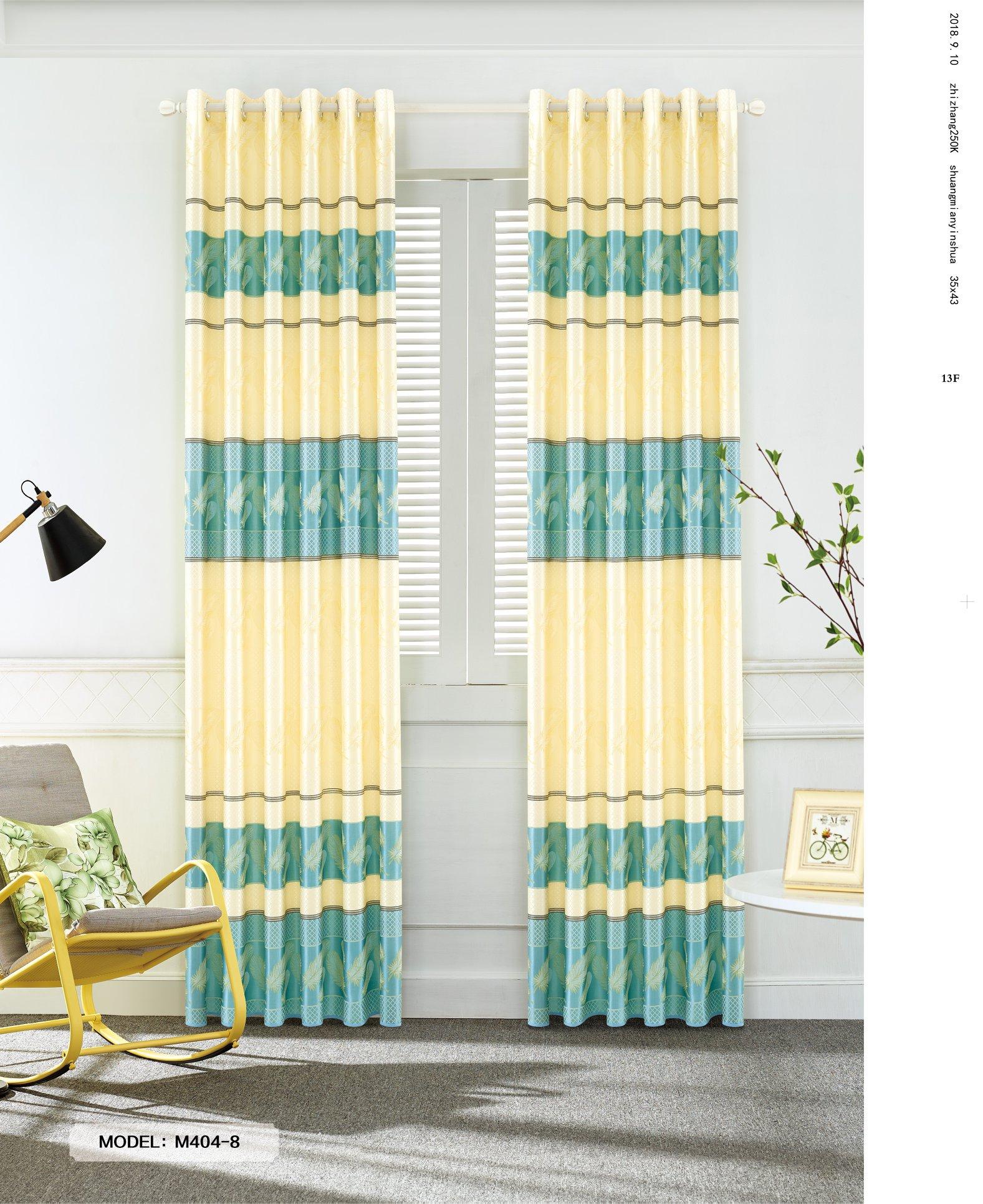 [HCM]Màn Rèm Cửa Chính - Rèm Cửa Sổ - Tuỳ chọn kích thước từ 150cm đến 500cm - Vải Gấm HQ - Vải dày rủ đẹp - Kiểu Khoen Ore - Mẫu 404-8