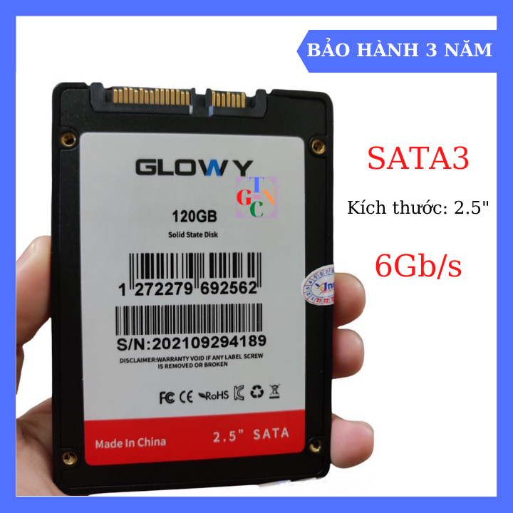 Ổ cứng máy tính ssd 120gb glowy