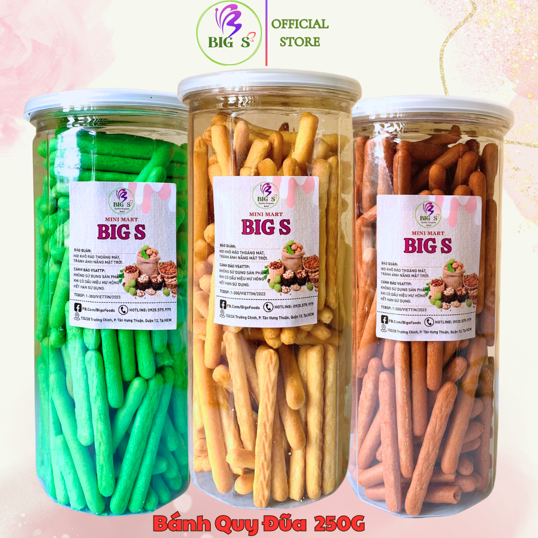 250gr bánh quy đũa mặn | bigs