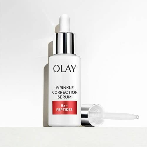 Serum Chống Nhăn hiệu quả Olay Wrinkle Correction Vitamin B3 + Collagen Peptides 40ml hàng Mỹ