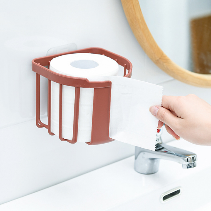 Giỏ đựng giấy vệ sinh, đựng đồ dùng Misino không cần khoan đục, xuất xứ Nhật Bản