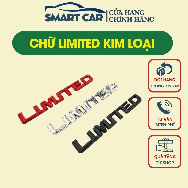 Logo chữ limited 3d kim loại