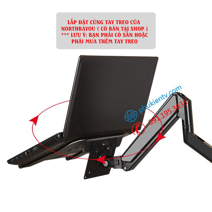 Giá Đỡ Kẹp Laptop XY360 - Máy Tính Bảng - Kệ Đỡ Tản Nhiệt Ipad