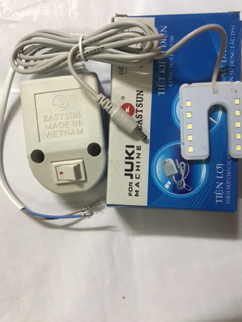 Đèn Led sử dụng cho máy may hình đèn chữ U 10 bóng siêu sáng cần có thể điều chỉnh và có nam châm tiện lợi.