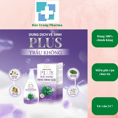Dung dịch vệ sinh Plus trầu không Queen 150ml