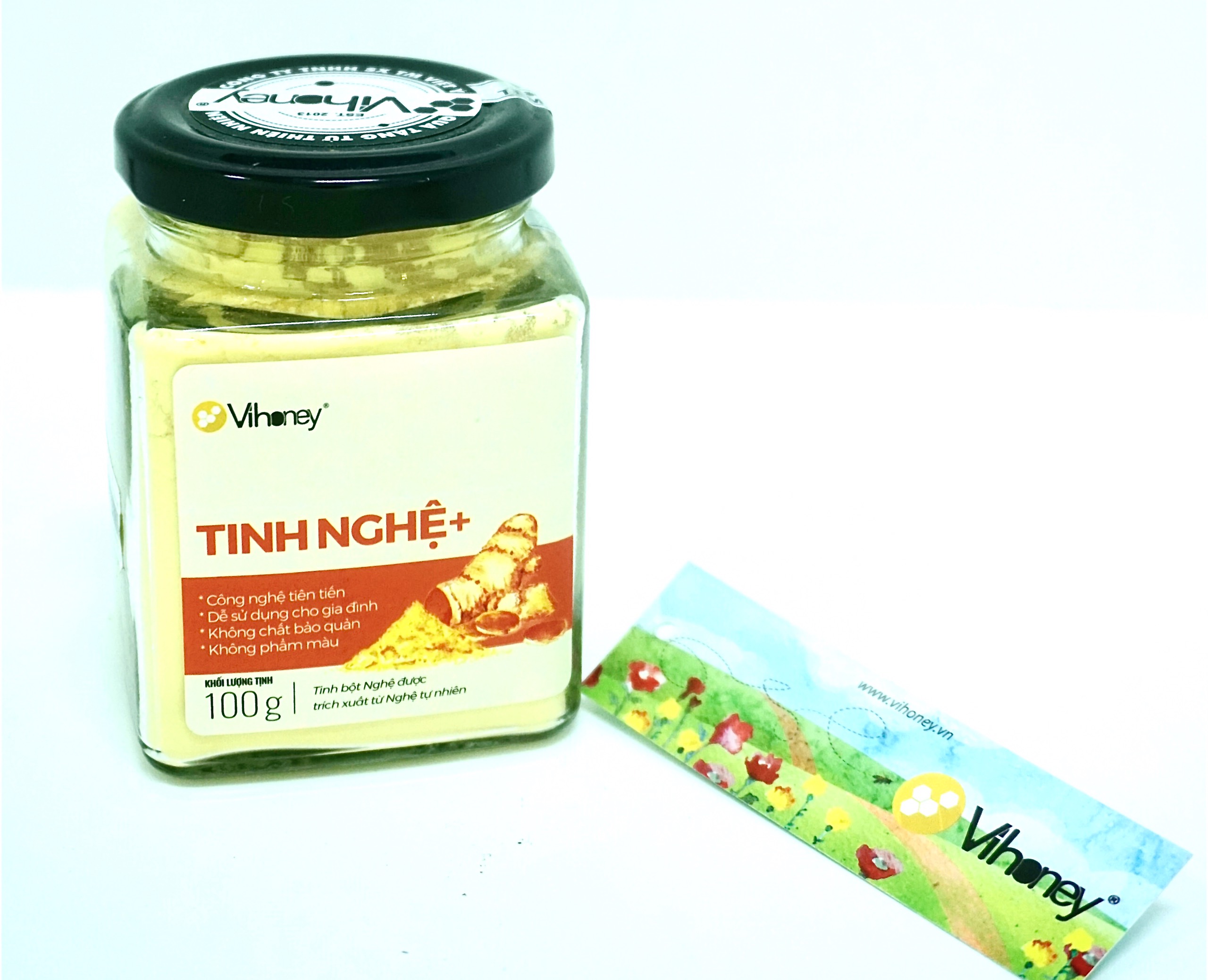 Tinh Nghệ+  Vihoney Việt Ý tinh bột nghệ 100% từ thiên nhiên