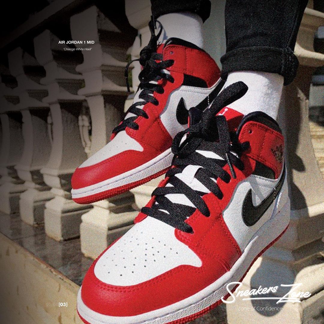(FREESHIP+HỘP+QUÀ) Giày Thể Thao AIR JORDAN 1 Retro High Chicago đỏ Trắng Cao Cổ Cực Phong Cách SNEAKERS WORLD 17