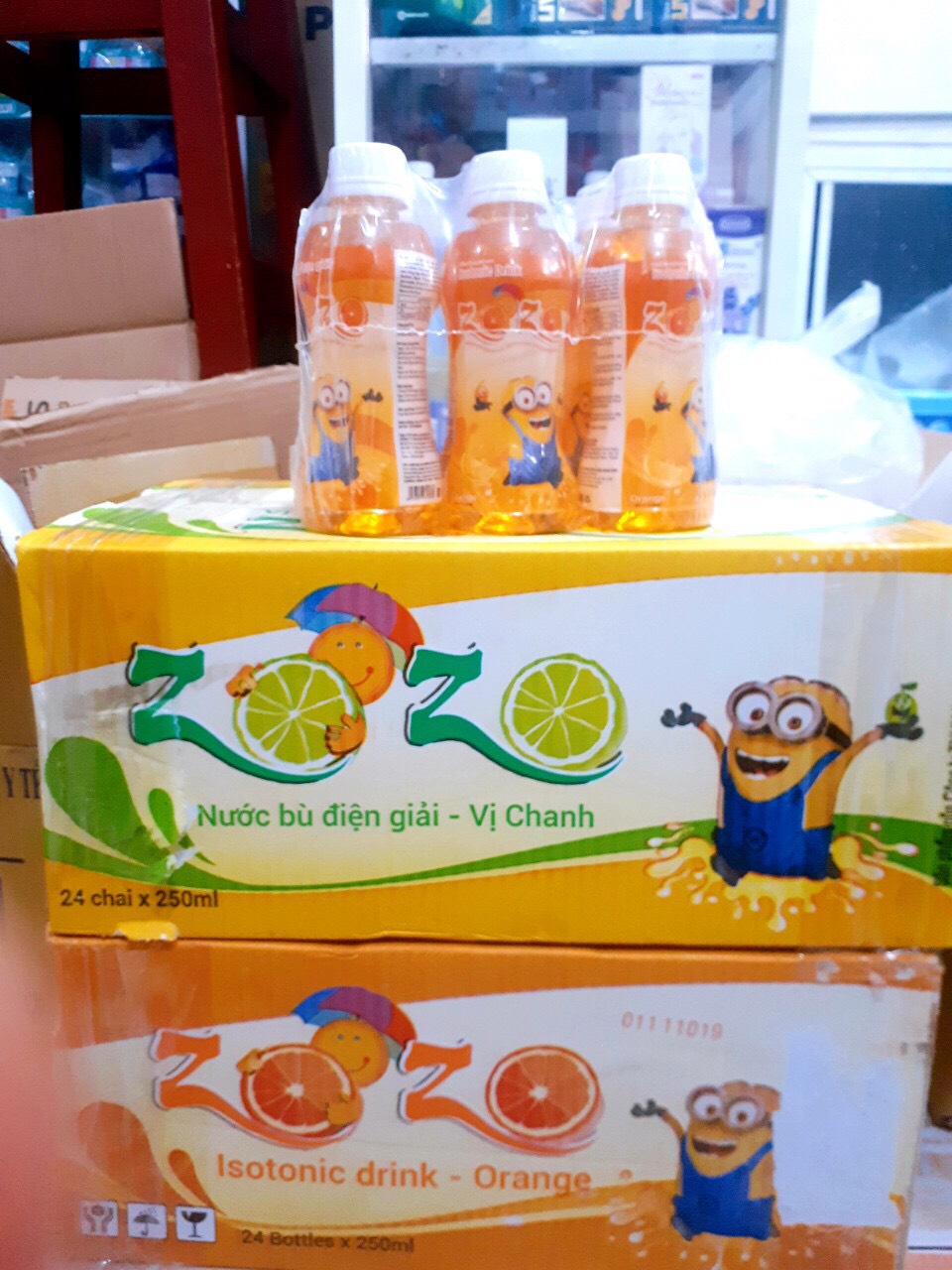 Nước bù điện giải ZOZO chai 100ml (1 thùng 24 chai)