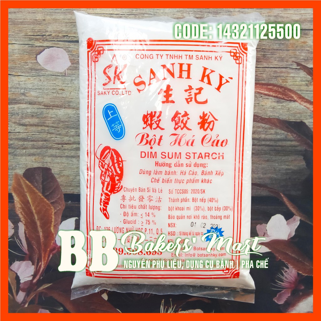 Bột há cảo hiệu sanh ký - gói 500gr