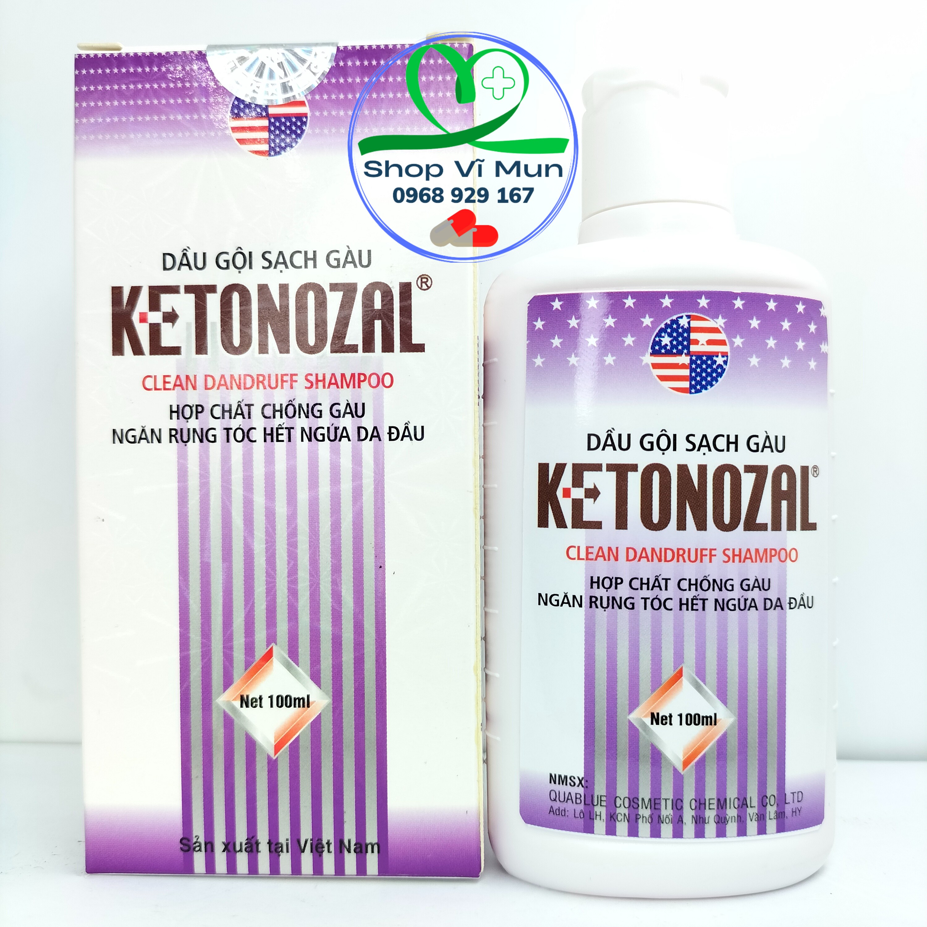 Dầu gội gàu KETONOZAL tuýp 100ml - Dùng làm sạch gàu, chống khô, hết ngứa da đầu, ngăn rụng tóc, giúp tóc bóng mượt