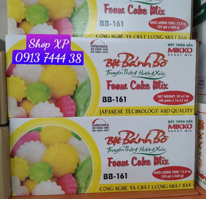 Combo 6 gói bột bánh bò hương xưa 500g x 6 gói